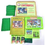 COLLECTION OF VINTAGE SUBBUTEO TABLE TOP FOOTBALL SETS