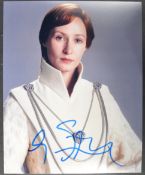 STAR WARS - GENEVIEVE O'REILLY - MON MOTHMA - SIGNED 8X10" - AFTAL