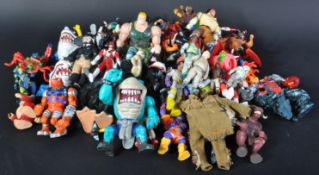 LARGE COLLECTION OF ASSORTED VINTAGE PLAYSET ACTION FIGURES