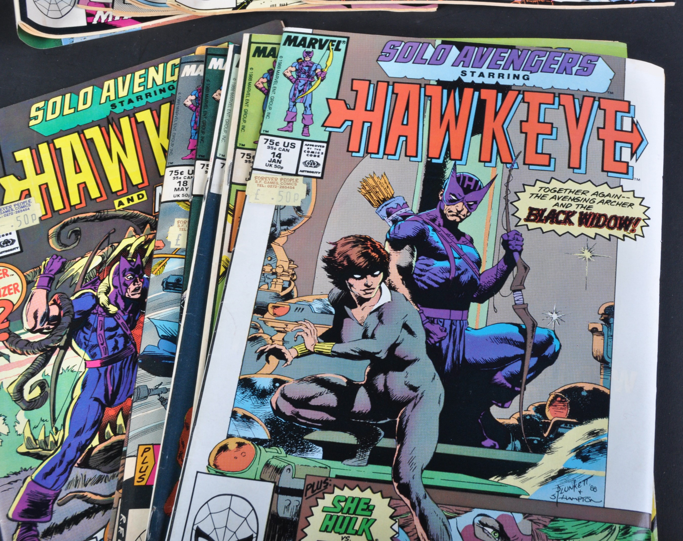 MARVEL COMICS - HAWKEYE - COLLECTION OF VINTAGE COMIC BOOKS - Image 8 of 9