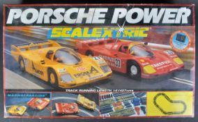 ORIGINAL VINTAGE HORNBY SCALEXTRIC PORSCHE POWER SLOT CAR RACING SET