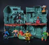 MASTERS OF THE UNIVERSE - VINTAGE CASTLE GRAYSKULL PLAYSET & FIGURES