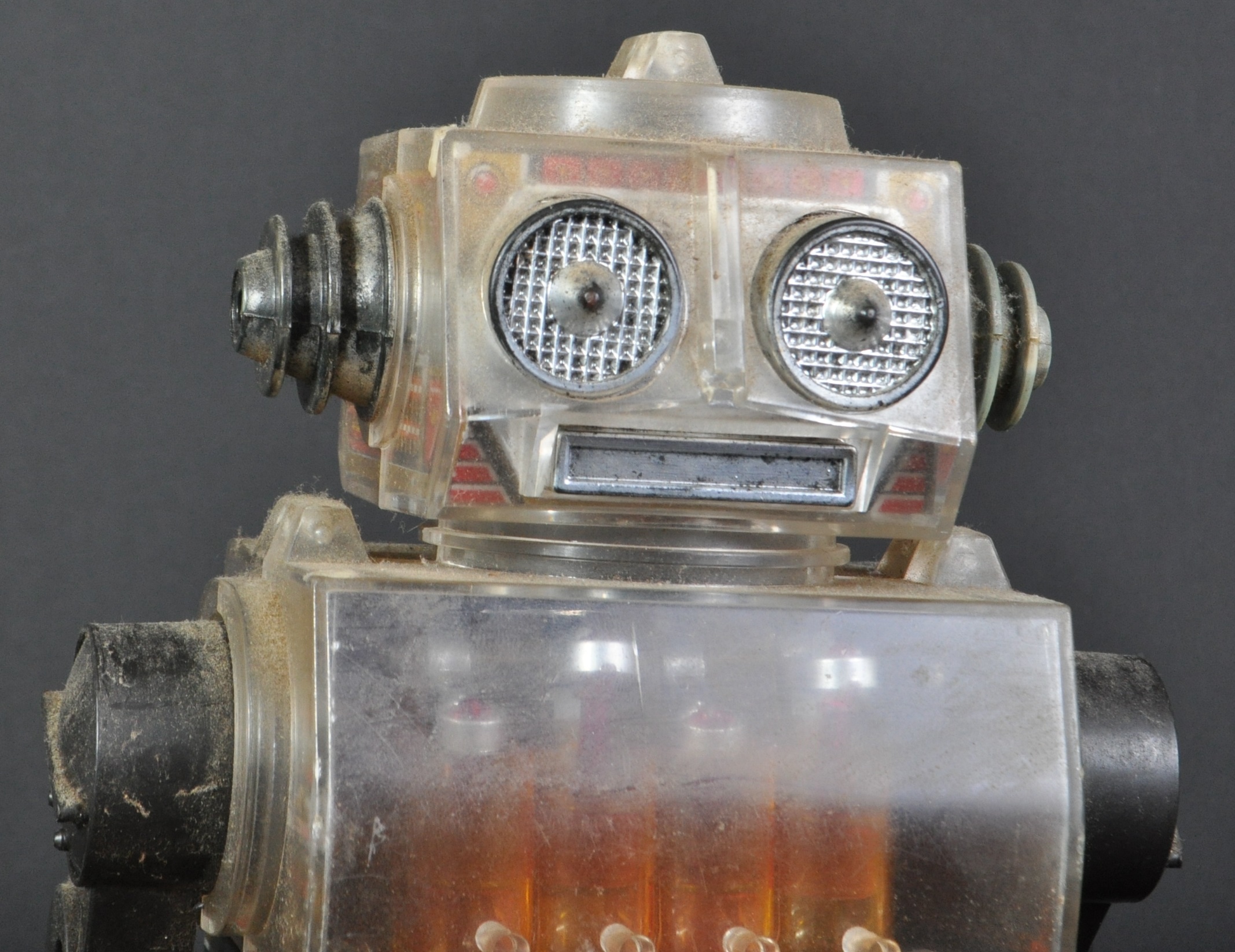 VINTAGE JAPANESE HORIKAWA MADE TIN PLATE BATTERY OPERATED ROBOT - Image 3 of 6