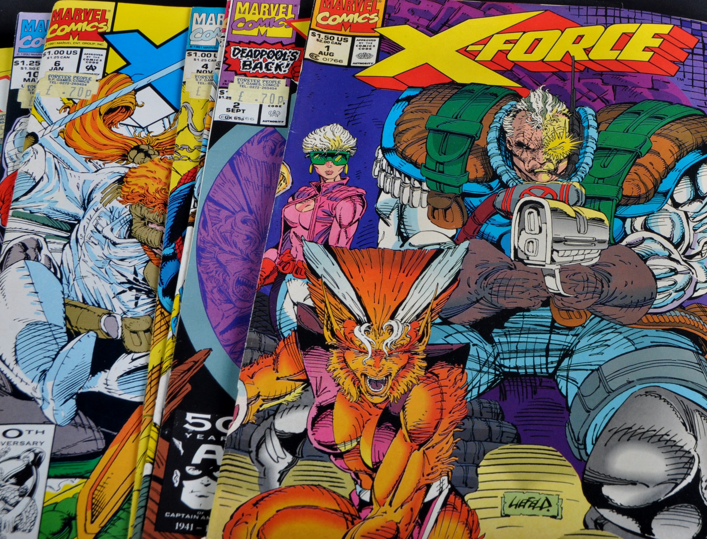 MARVEL COMICS - X-FORCE - COLLECTION OF COMIC BOOKS - Image 2 of 5