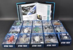 STAR TREK - COLLECTION OF X15 EAGLE MOSS STAR TREK SHIPS & MAGAZINES