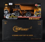 TWO 1/16 SCALE RC RADIO CONTROL CONSTRUCTION VEHICLES