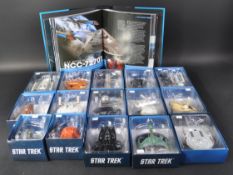 STAR TREK - COLLECTION OF X15 EAGLE MOSS STAR TREK SHIPS & MAGAZINES