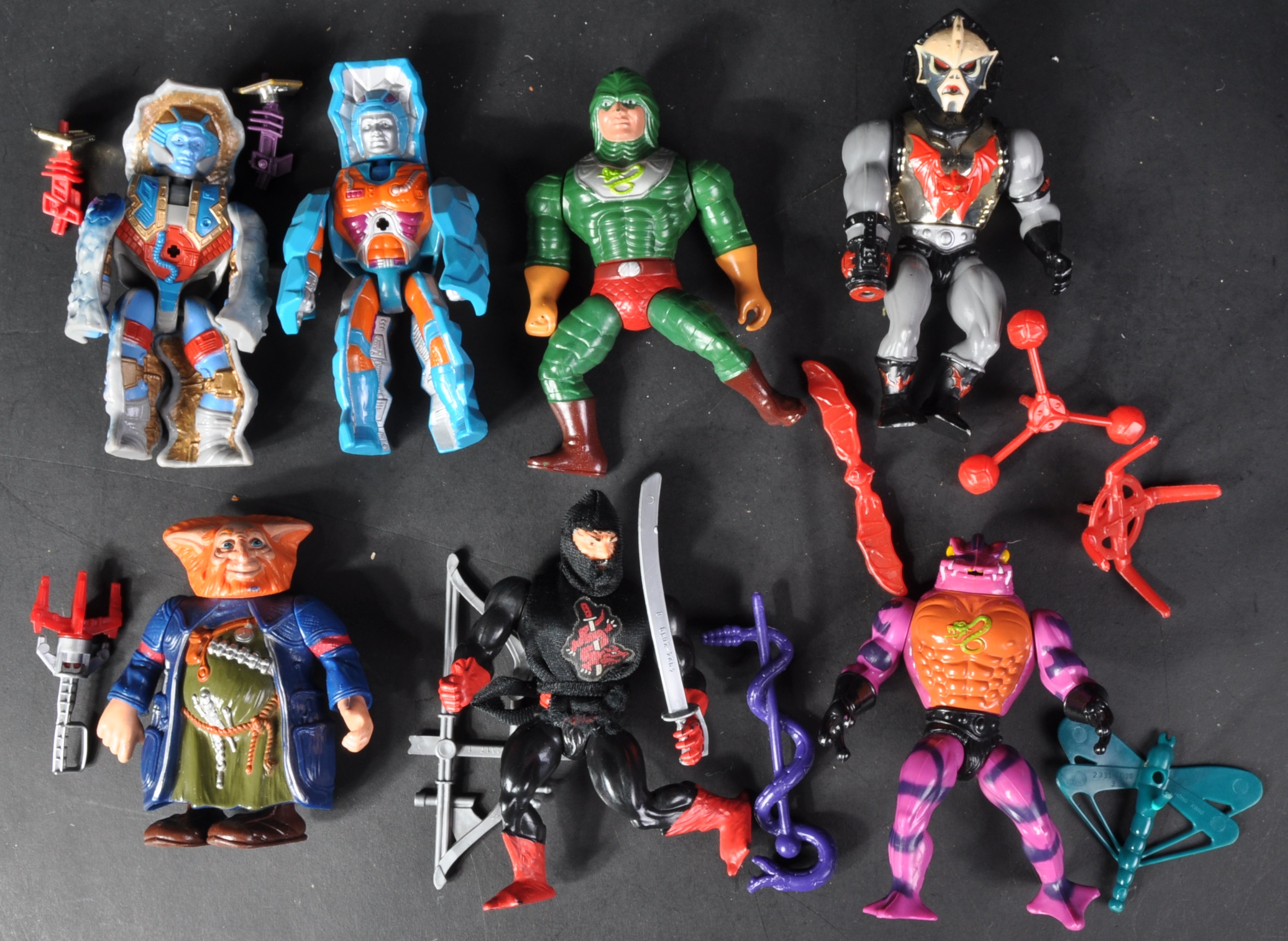 MASTERS OF THE UNIVERSE - COLLECTION OF ASSORTED WAVE 5 & 6 MATTEL MADE ACTION FIGURES