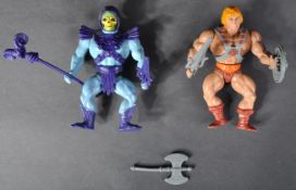 MASTERS OF THE UNIVERSE - HE-MAN & SKELATOR VINTAGE ACTION FIGURES