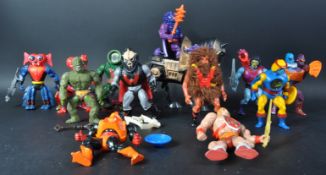 MASTERS OF THE UNIVERSE - COLLECTION OF ASSORTED WAVE 4 MATTEL MADE ACTION FIGURES
