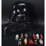 STAR WARS - VINTAGE DARTH VADER CARRY CASE WITH ACTION FIGURES