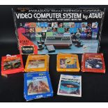 RETRO GAMING - BOXED ATARI 2600 VIDEO COMPUTER SYSTEM AND GAMES