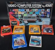 RETRO GAMING - BOXED ATARI 2600 VIDEO COMPUTER SYSTEM AND GAMES