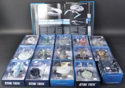 STAR TREK - COLLECTION OF X15 EAGLE MOSS STAR TREK SHIPS & MAGAZINES