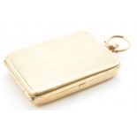 EDWARDIAN 9CT GOLD HALLMARKED ASPREY COMPACT