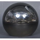 RETRO SMOKED GLASS PAPERWEIGHT