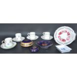 COLLECTION OF STAFFORDSHIRE - LIMOGES - CHANTILLY FINE CHINA