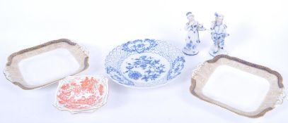MID-LATE 20TH CENTURY CHINA PLATES AND STATUETTES