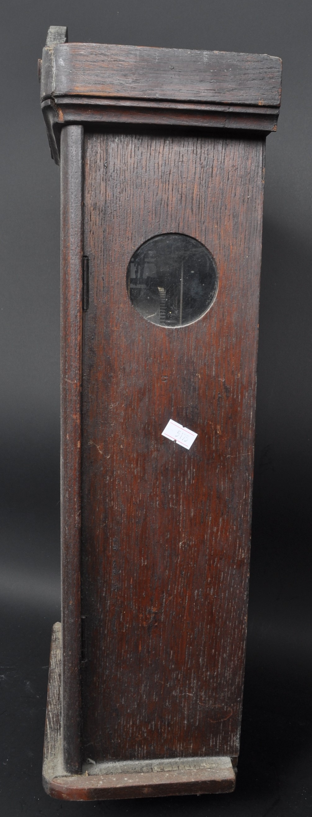 EARLY 20TH CENTURY MAHOGANY CASED WALL CLOCK - Image 3 of 4