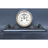 19TH CENTURY SLATE MANTEL CLOCK