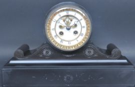 19TH CENTURY SLATE MANTEL CLOCK