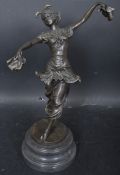 ART DECO STYLE BRONZE DANCER STATUE