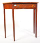 REGENCY REVIVAL MAHOGANY CONSOLE HALL TABLE