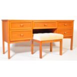 RETRO TEAK DESK & G PLAN STOOL