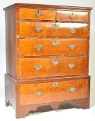 EARLY 18TH CENTURY QUEEN ANNE WALNUT CHEST OF DRAWERS