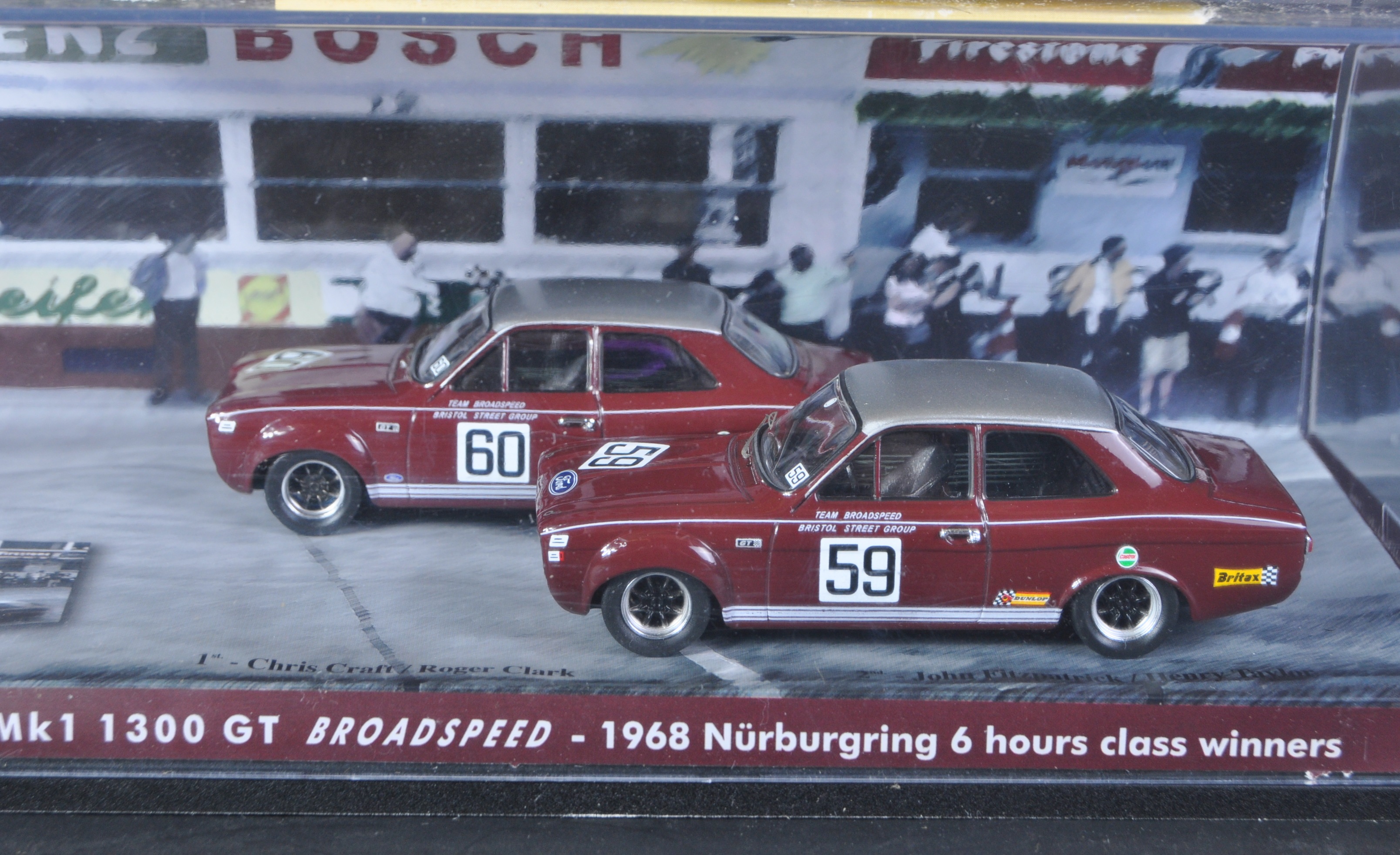 TWO 1/43 SCALE BROADSPEED INTEREST DIECAST MODEL CARS - Image 2 of 5