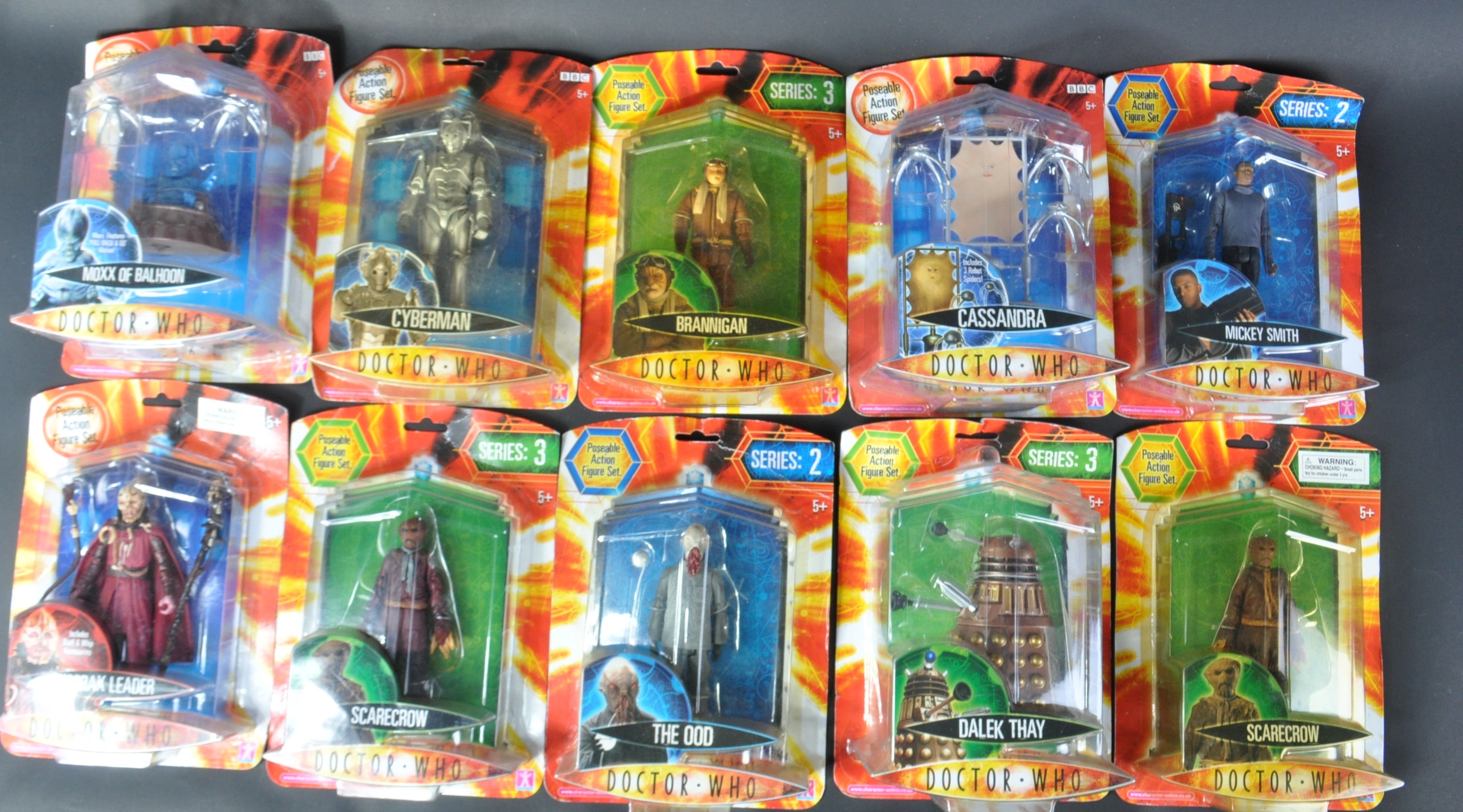 DOCTOR WHO - CHARACTER OPTIONS - COLLECTION OF ACTION FIGURES