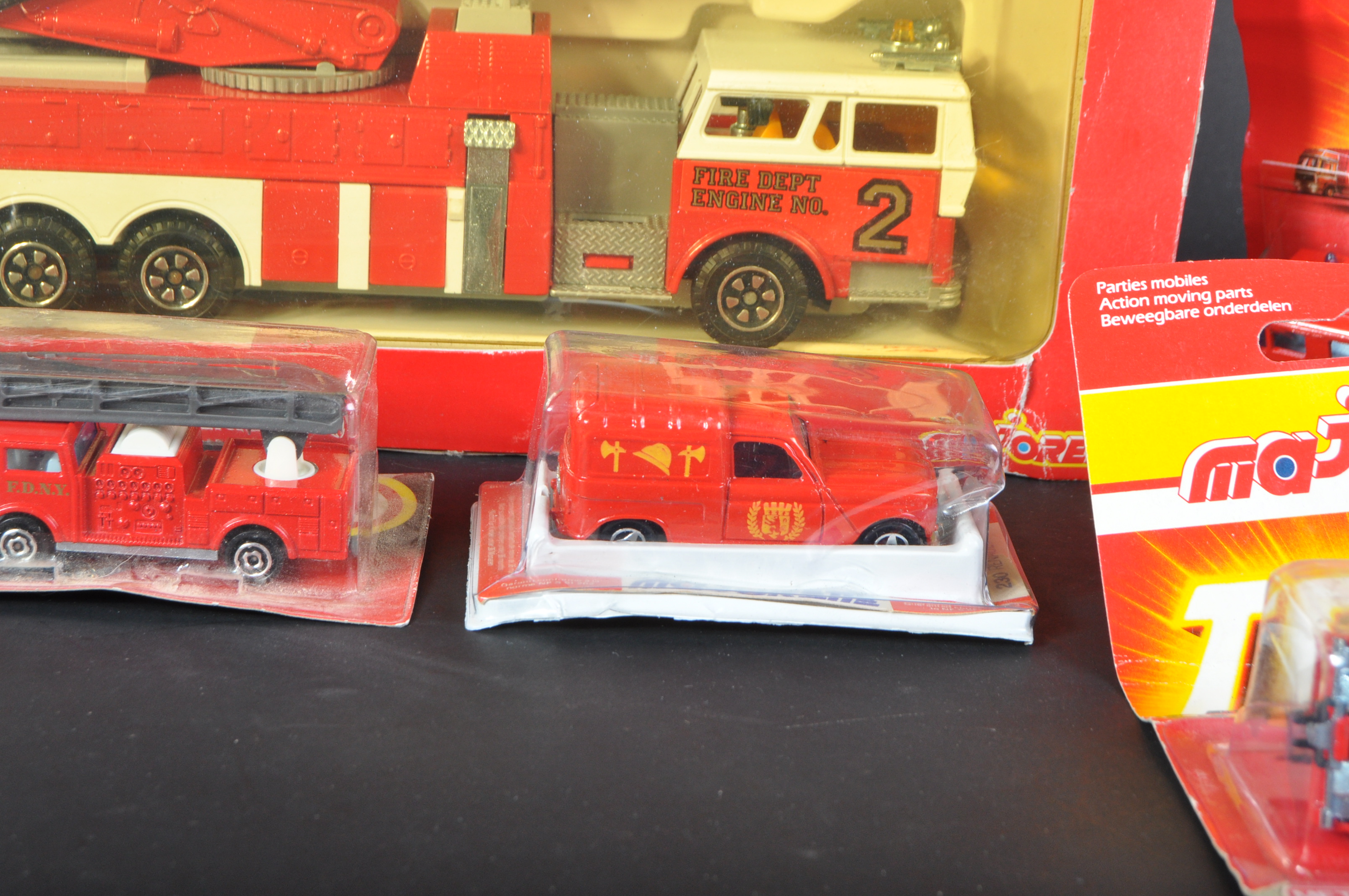 COLLECTION OF ASSORTED MAJORETTE DIECAST MODEL FIRE ENGINES - Image 8 of 8