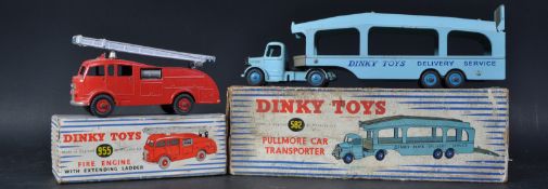 TWO VINTAGE DINKY TOYS DIECAST MODELS