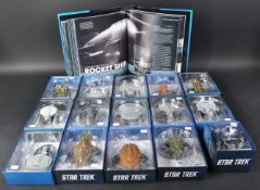 STAR TREK - COLLECTION OF X15 EAGLE MOSS STAR TREK SHIPS & MAGAZINES