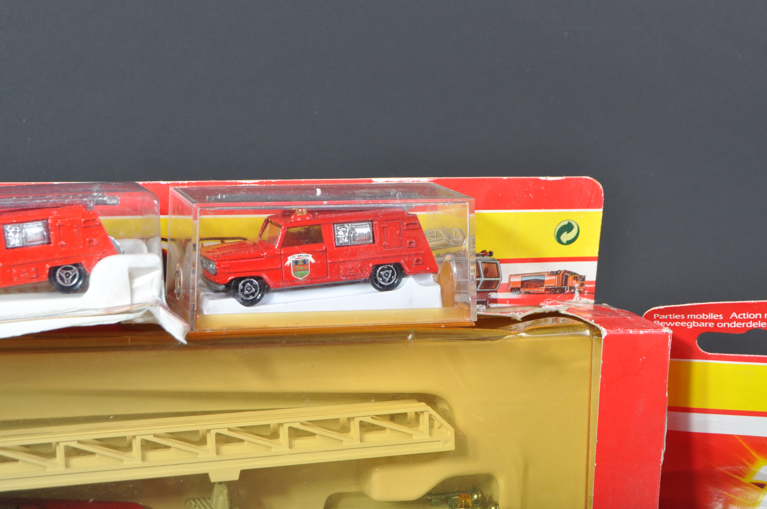 COLLECTION OF ASSORTED MAJORETTE DIECAST MODEL FIRE ENGINES - Image 5 of 8