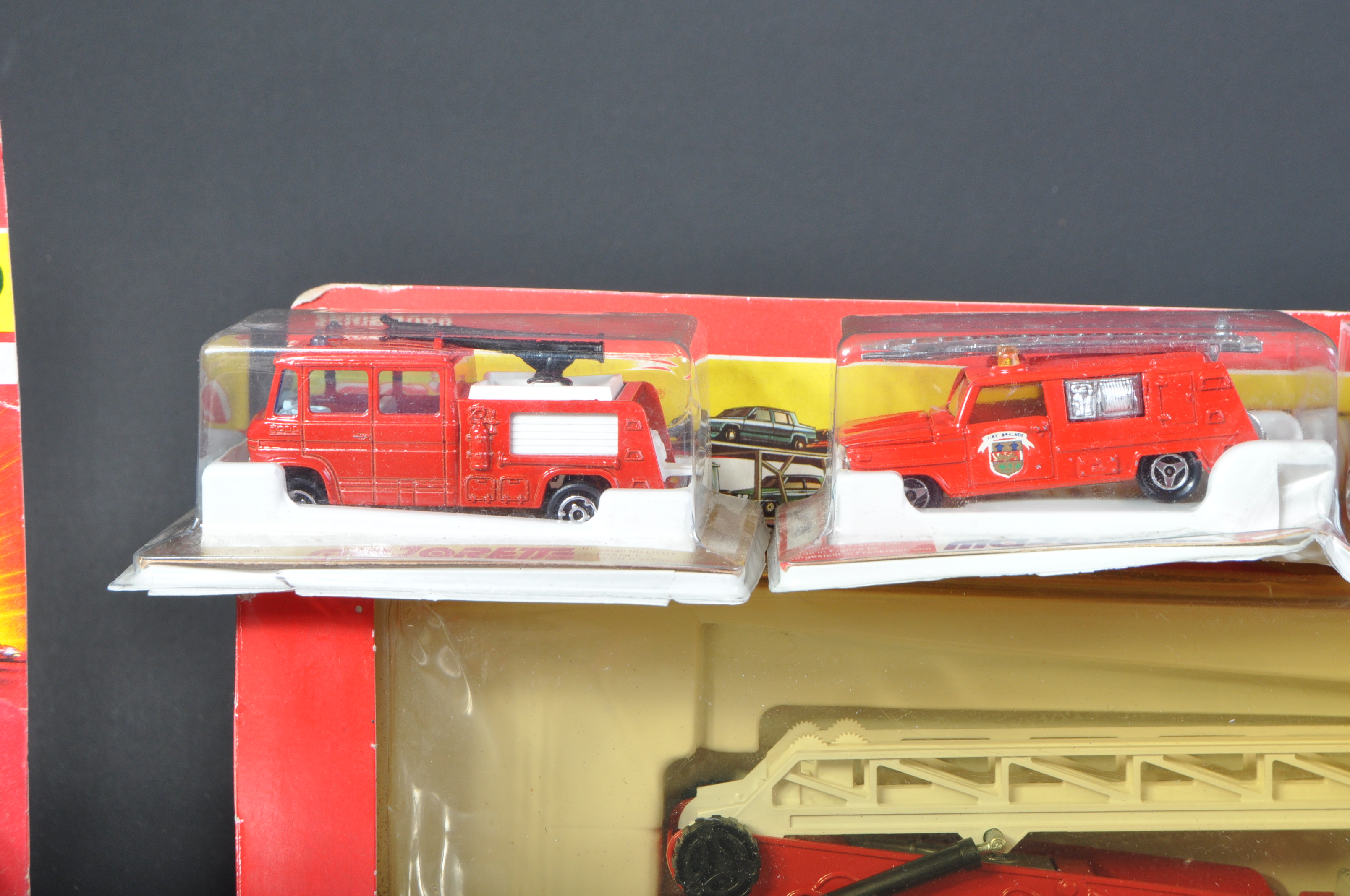 COLLECTION OF ASSORTED MAJORETTE DIECAST MODEL FIRE ENGINES - Image 4 of 8