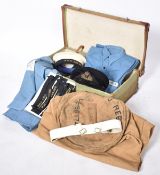 COLLECTION OF ROYAL NAVY UNIFORM ITEMS