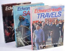 SIR EDWARD HEATH (BRITISH PRIME MININSTER 1916-2005) - SIGNED BOOK COLLECTION