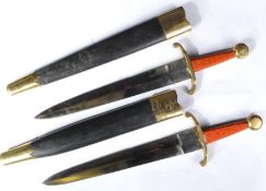 20TH CENTURY GLADIATOR STYLE DAGGERS / KNIVES