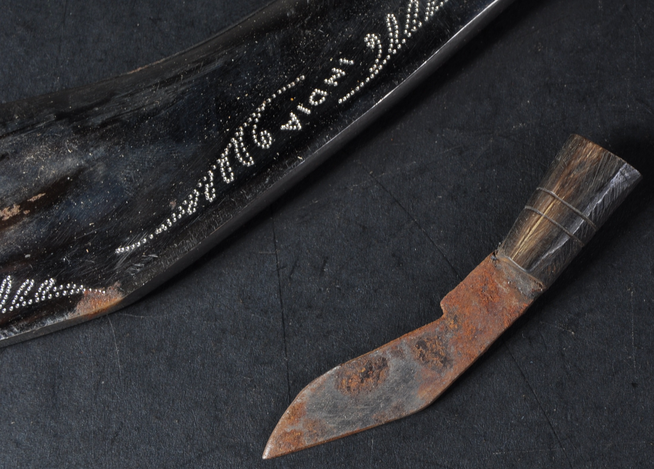 VINTAGE 20TH CENTURY GURKHA REGIMENT KUKRI KNIFE - Image 3 of 9