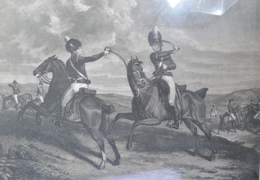 19TH CENTURY ENGRAVING BY SCHIAVONETTI - WESTMINSTER VOLUNTEER CAVALRY - Image 5 of 5