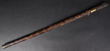 19TH CENTURY GENTLEMANS WALKING CANE WITH CONSEALED BLADE