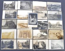 WWI FIRST WORLD WAR REAL PHOTOGRAPHIC POSTCARDS OF BOMB DAMAGE