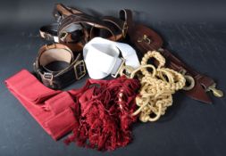 COLLECTION OF ASSORTED BRITISH ARMY UNIFORM BELTS & SASHES