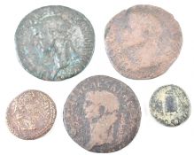 COLLECTION OF FIVE ROMAN IMPERIAL COINS
