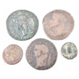 COLLECTION OF FIVE ROMAN IMPERIAL COINS