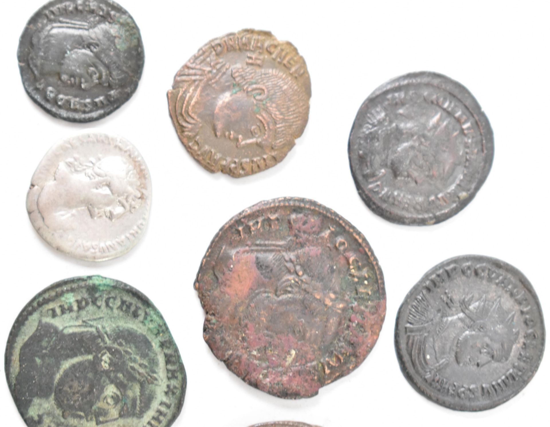 COLLECTION OF TEN ROMAN IMPERIAL COINS - Image 2 of 4