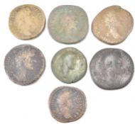 COLLECTION OF SEVEN ROMAN IMPERIAL COINS FROM THE REIGN OF VESPASIAN