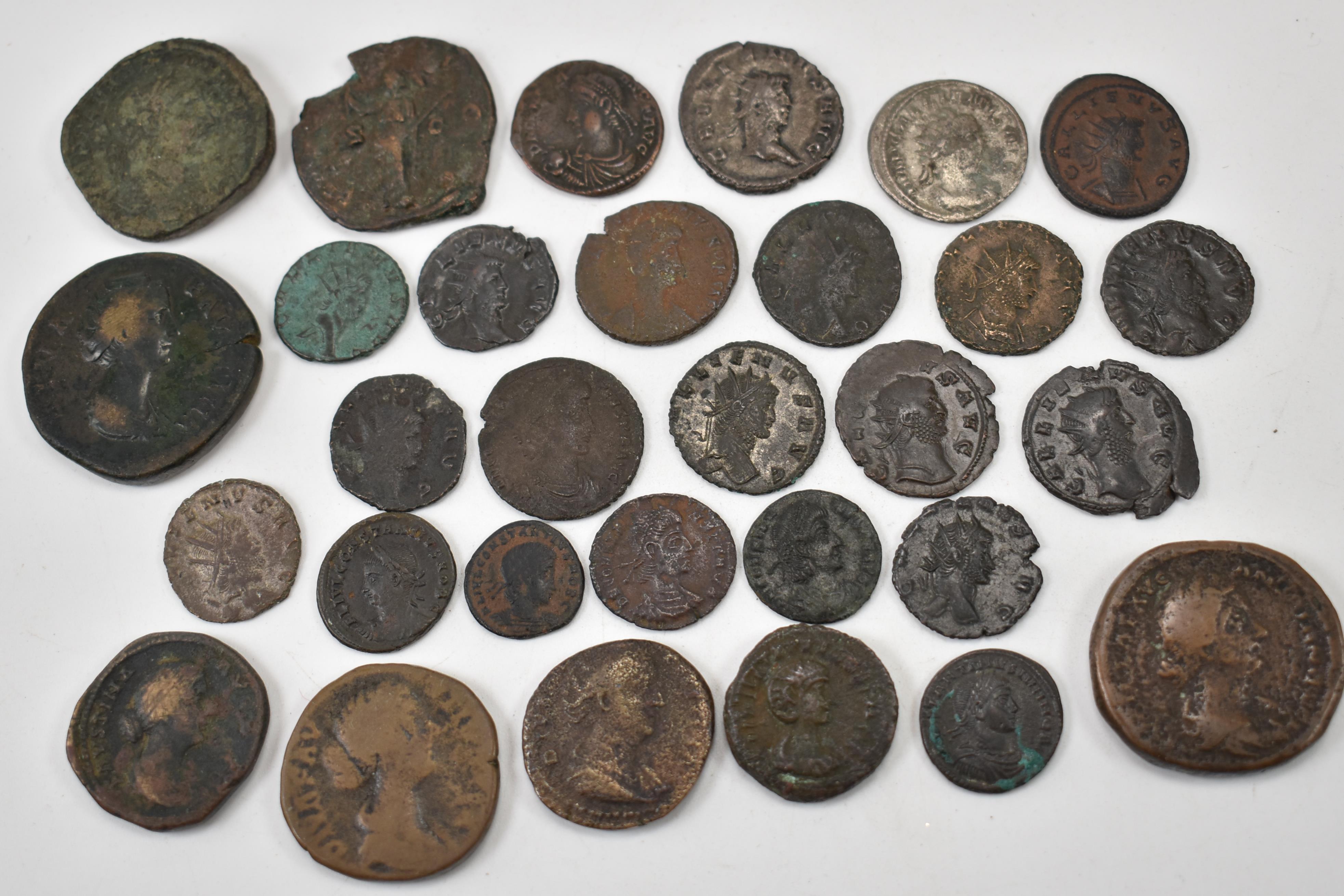 COLLECTION OF 30 ROMAN IMPERIAL COINS,