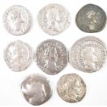 COLLECTION OF EIGHT ROMAN IMPERIAL COINS